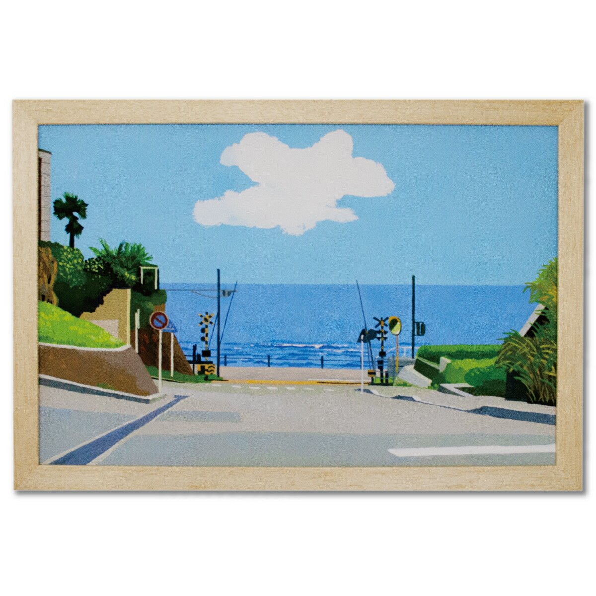 楽天市場】井筒啓之 額入りアートポスター HI09「Red mountain path