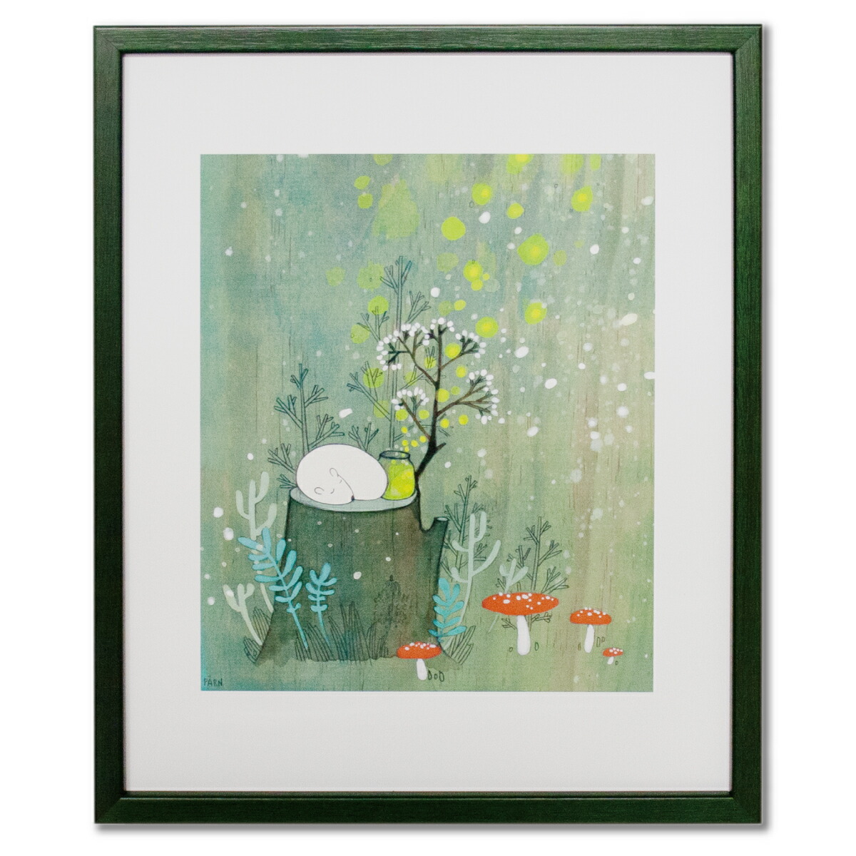 クリスティアナ・パーン 額入りアートポスター KP03「Midsummer」 Kristiana P?rn 38&times;30cm ポスター アートパネル アートフレーム アート 　絵画 額 入り タペストリー 壁掛け フレーム Poster 送料無料｜ハッピー雑貨専門店Happymarche