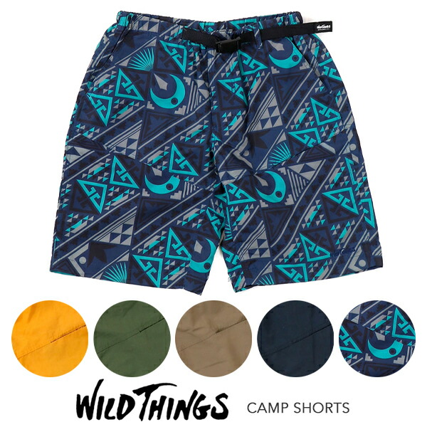 年最新海外 楽天市場 Wildthings ワイルドシングスcamp Shorts キャンプ ショーツ フェス アウトドアファッション ショートパンツ 半パン ハーフパンツ メンズ パンツ カジュアル Military ミリタリー 無地 柄 カーキ ベージュ イエロー ブラック 黒 Bamboo Ville