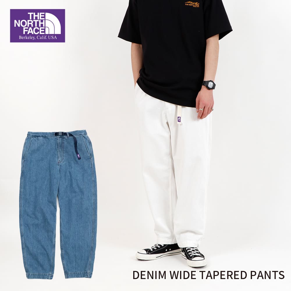 THE NORTH FACE PURPLE LABEL Denim Wide Tapered Pants