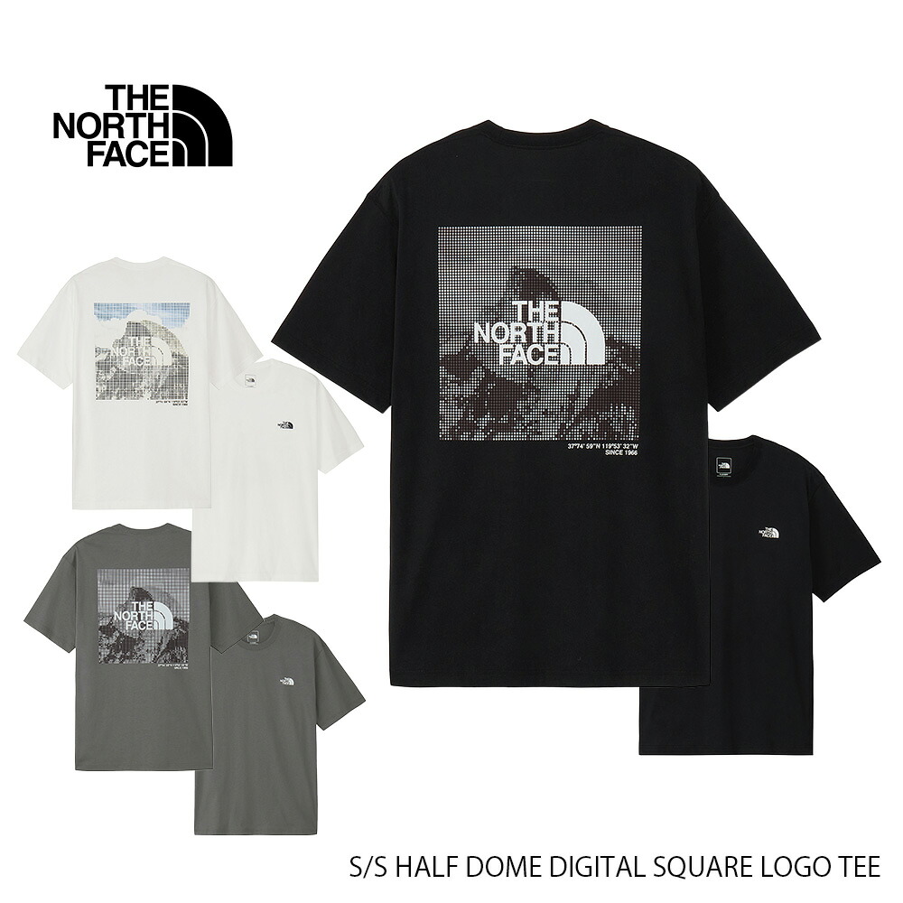 THE NORTH FACE ザ・ノース・フェイス S/S HALF DOME DIGITAL SQUARE LOGO TEE ショートスリーブ ハーフドーム デジタルスクエア ロゴティー 26春夏 NT32657 6,050円