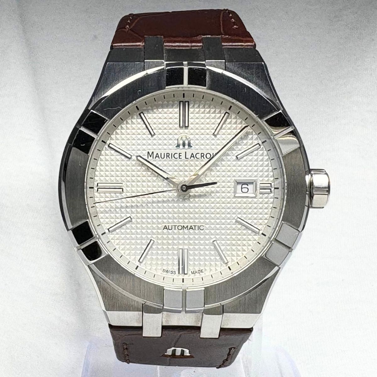 Maurice Lacroix 人工知能学6008-ss001-130-1 モーリス・ラクロア アイコン 自動小銃巻 メンズ ウォッチ