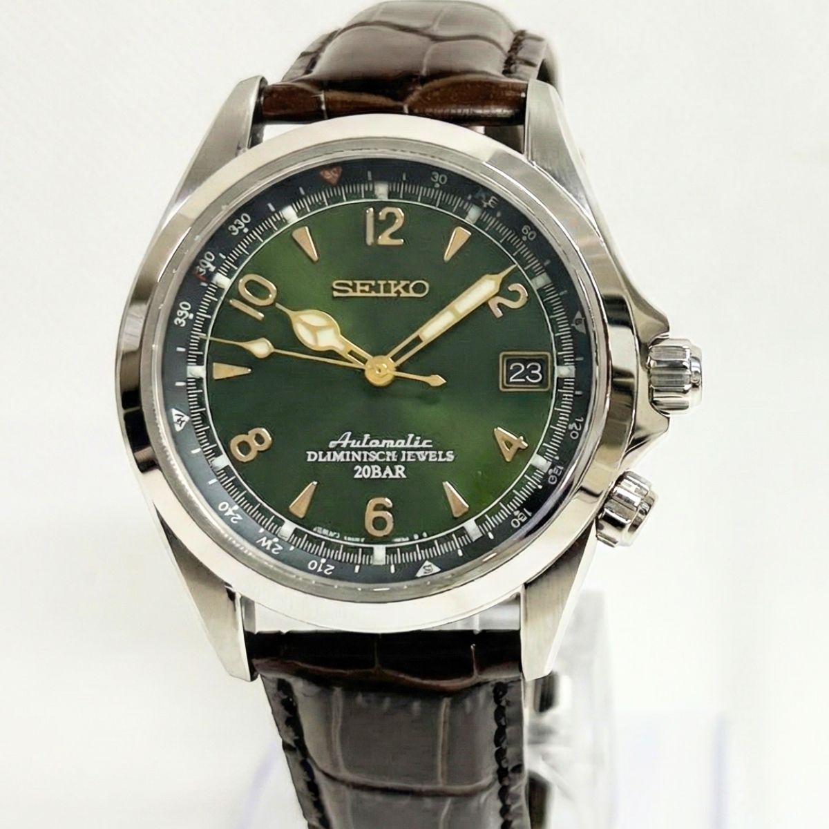 楽天市場】☆良品【SEIKO】セイコー アルピニスト デイト 4S15-6000