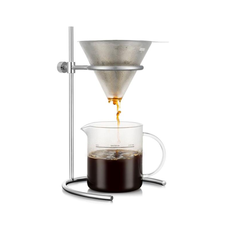 BODUM ボダム POUR OVER プアオーバー コーヒードリッパー (ステンレスメッシュフィルター) 付き添い人 ダブルウォールマグ 350ml