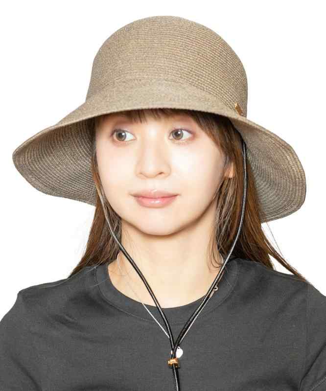 [カシラ] 唾液広かぶり笠 麦わら かんかん帽 麦わら帽子 紐付き 春夏 分かりやすい あご紐 かんかん帽 大きさ合わせる付き添い人 ONM01943 レディース