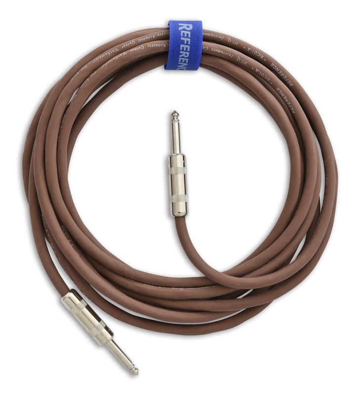 Reference Cables RIC01-A アコースティック用 茶 ストレート-ストレート 3m|バンブ