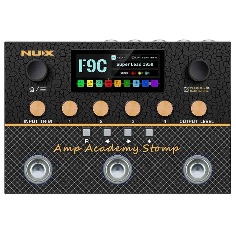 NUX/Amp Academy Stomp Compact Modeler NU-X アンプシミュレータ キャビネットIR|バンブ