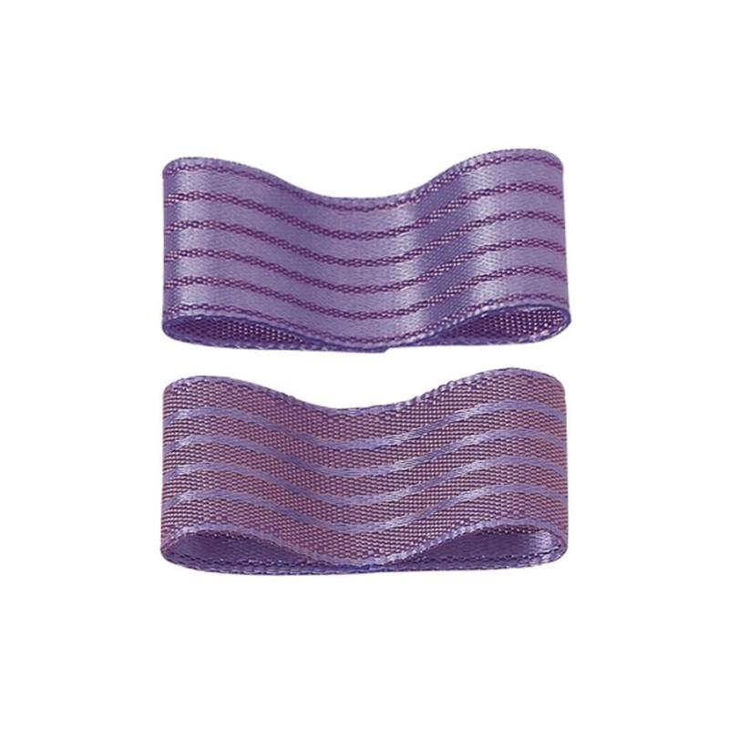 RibbonBon ペンタストライプシャンブレーリボン #636 36粍幅 巻(30m) 6大きさ20色取りひろげる