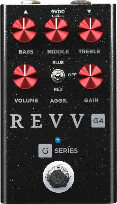 Revv Amplification (レヴ・アンプリフィケーション) G Series G4 Pedal, Black Sparkle｜バンブ