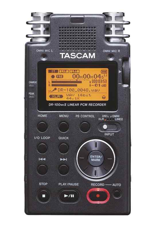 TASCAM リニアPCMレコーダー 24bit/96kHz対応 DR-100MKII｜バンブ
