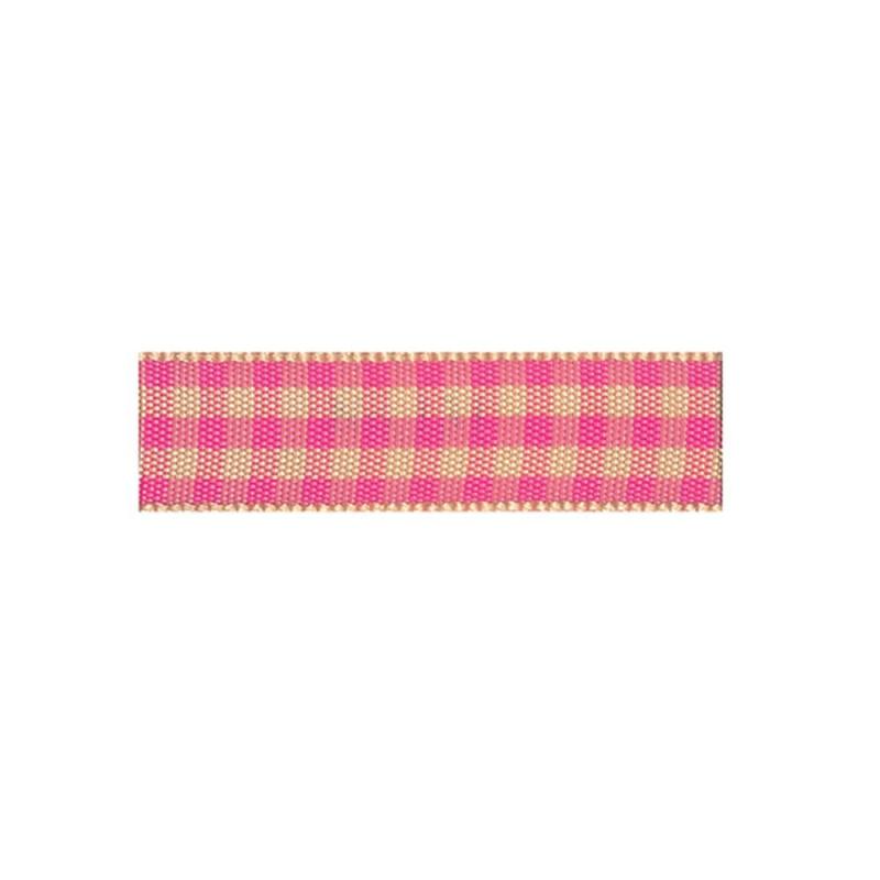 RibbonBon チェックタフタリボン #131 36粍幅 巻(30m) 5大いさ79色取りひろげる