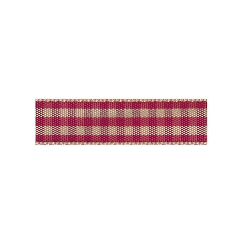 RibbonBon チェックタフタリボン #134 36粍幅 巻(30m) 5大きさ79色取りひろげる