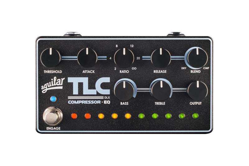 aguilar アギュラー ベース用エフェクト・ペダル TLC Compressor EQ DLX コンプレッサー/LEDゲインリダクションメーター/EQコントロール搭載/究極の低ノイズ｜バンブ