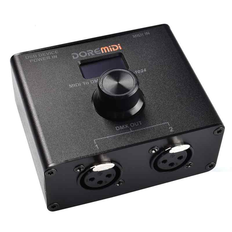 DOREMiDi midi to DMX制御装置 (MTD-1024) midi申し立てをDMX申し立てに取り替えっこ能力のある