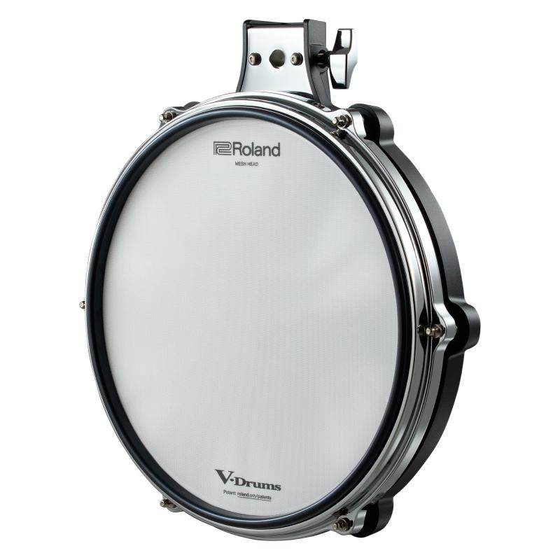 Roland PD-12P V-Pad | 30.5 cm プレミアム V-Pad | 次世代の感触と強化されたプレイアビリティ | トリプルピエゾセンサー | ハードラバーリム&改良フープデザイン | 幅広いローランドVドラムに対応|バンブ