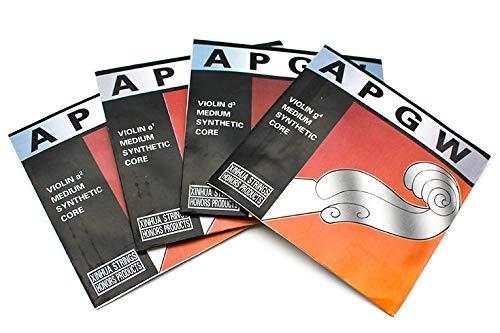 バイオリン弦 高級 APGW 4/4 ドイツ プラチナ EADG4弦 ボールエンド｜バンブ
