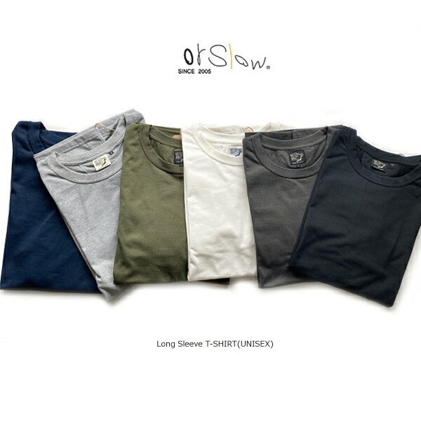 \u003cbr /\u003eorslow（オアスロウ）隠し長袖ティーシャツ