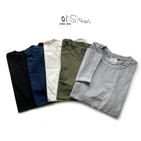 \u003cbr /\u003eorslow（オアスロウ）隠し半袖ティーシャツ