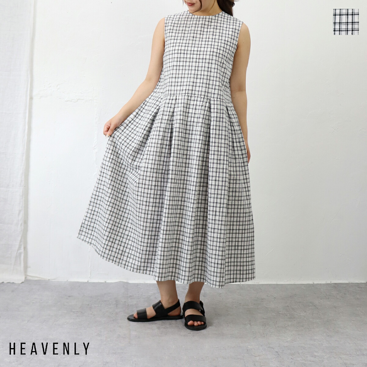 【春夏個条 15％オフセール】\u003cbr /\u003eHEAVENLY （ヘブンリー）綿織物 リネン ノースリーブ 衣装【2026春夏】