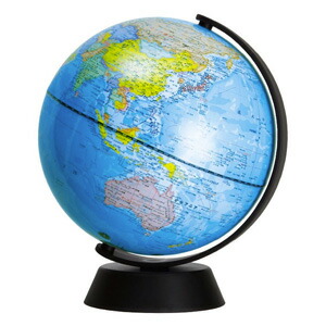 【送料無料】 地球儀 グローバ地球儀20 球径φ20cm 文房具 球経200mm 行政図タイプ ちきゅうぎ 世界 地図 宿題 研究 小学校 中学校 高校 お祝い デビカ インテリア 縮尺／6300万分の1 課題 地理 勉強 入学祝い 世界地図