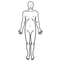 楽天市場 ゴム印 全身のスタンプ人体図イラスト 全身 スーパーパインスタンパー印面サイズ28 74mm ゴム印 スタンプ ハンコ 通販 こだわりスタンプショップbamboo