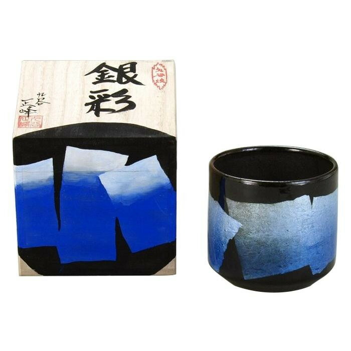 大特価!!】九谷焼 泰作 ロックカップ(白九) N125-02 家守 同梱・代引不可 アルコール用品