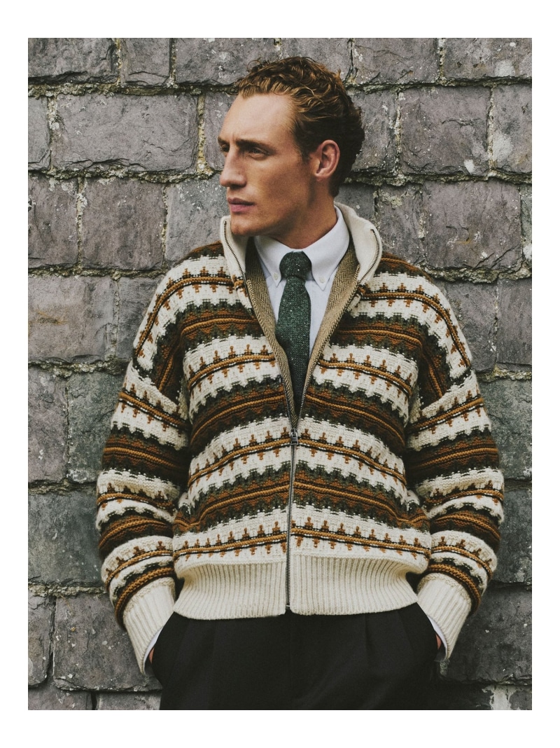 【SALE／62%OFF】(M)フェアアイル メリノブレンド ニット ジャケット BANANA REPUBLIC バナナ・リパブリック ジャケット・アウター ブルゾン・ジャンパー【RBA_E】【送料無料】[ Fashion]