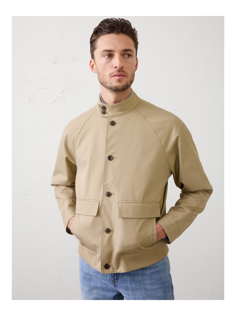 【SALE／40%OFF】(M)BANANA REPUBLIC FACTORY STORE　　ハリントン ボンバージャケット BANANA REPUBLIC FACTORY STORE バナナ・リパブリック ファクトリーストアー ジャケット・アウター その他のジャケット・アウター ベージュ ネイ【RBA_E】【送料無料】[ Fashion] 11,076円