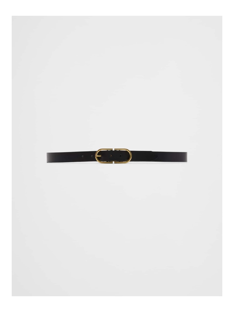 【SALE／30%OFF】(W)オーバル バックル レザー ベルト BANANA REPUBLIC FACTORY STORE バナナ・リパブリック ファクトリーストアー ファッション雑貨 ベルト ブラック ブラウン【RBA_E】【送料無料】[ Fashion]
