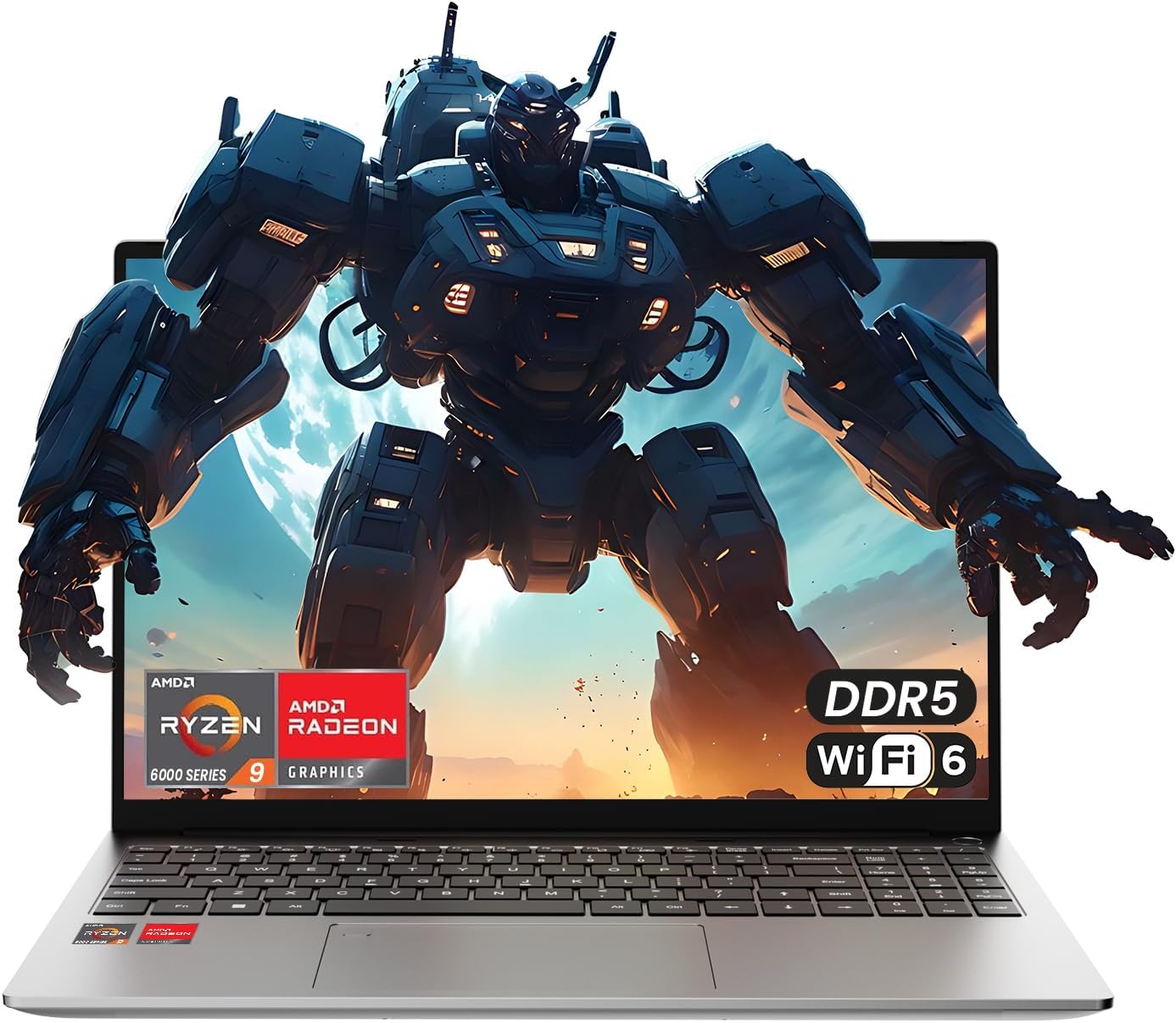 【新登場】 ノートパソコン | 16インチ FHD | Ryzen 9 6900HX（8コア16スレッド / 最大4.9GHz）| 16GB DDR5 & 512GB SSD | Radeon 680M グラフィックス | 指紋認証対応 | WiFi6 / Bluetooth 5.2 搭載 | Office付き | Windows 11 | 約1.8kg 高速ゲーミング｜バンバンピーシーストア