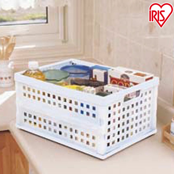 折りたたみコンテナ、台車セット 折りたたみコンテナ 50L (側面オープンタイプ) 専用フタ＆台車