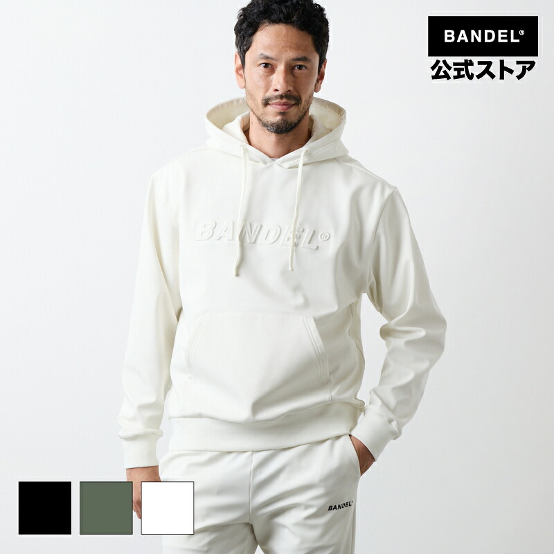 バンデル エンボスロゴ フーディー 25AW BANDEL フーデッドブルゾン パーカー 上衣 トップス  メンズ 長袖 成人男性 bandel バンデルゴルフ スポーツ・アウトドア-ブルゾン