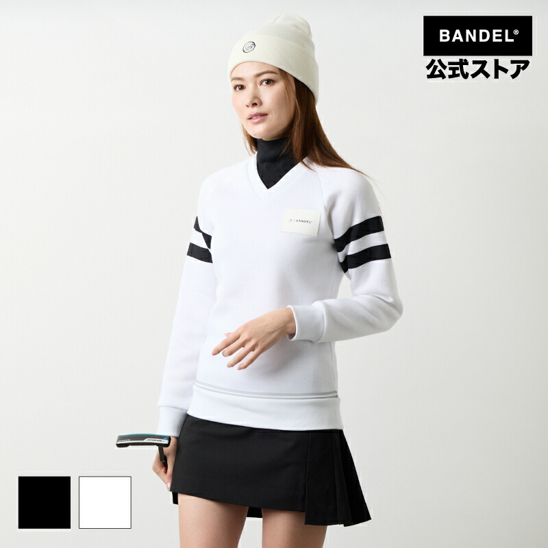 バンデル ウィメンズ レイヤード ハイネックニット 25AW ゴルフ シャツ レディース 女性 ゴルフウェア バンデルゴルフ