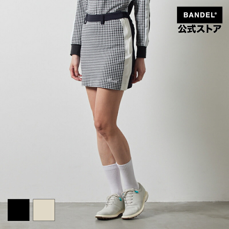 バンデル ゴルフ WOMENS HOUNDSTOOTH BICOLOR SKIRT スコート レディース 御上さん バンデルゴルフ ゴルフ御召しもの BANDEL