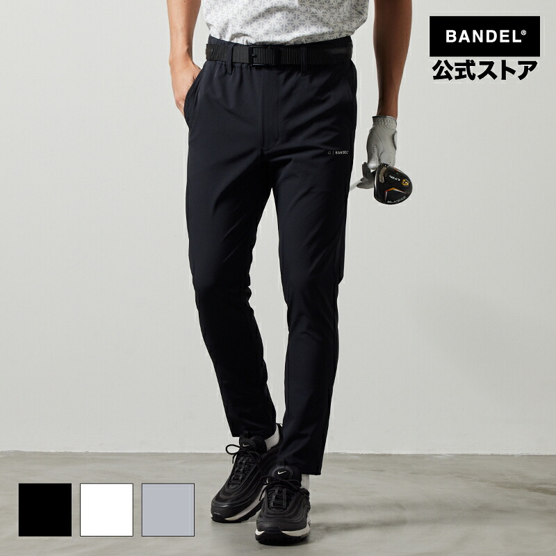 バンデル BASIC STRECH TAPERED PANTS BANDEL 24SS ゴルフウェア ロングパンツ セットアップ ストレッチ ブラック メンズ バンデルゴルフ 【送料無料】｜BANDEL公式 店