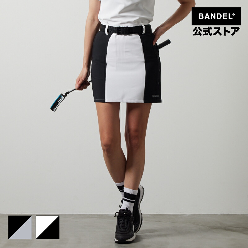 バンデル  WOMENS SIDE PANEL SWITCH SKIRT BANDEL 24SS ゴルフ レディース  御上さん ゴルフ御召しもの スコート