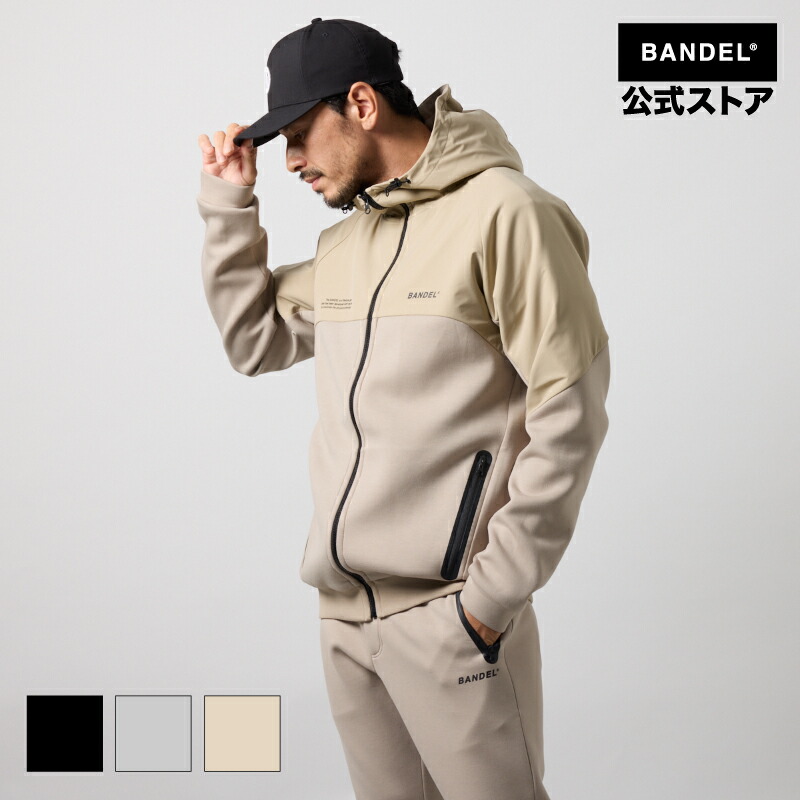 バンデル TECH FLEECE ZIP HOODIE パーカー フーディー ゴルフ シャツ BANDEL ブラック グレー ホワイト メンズ スポーツ【ウェア】