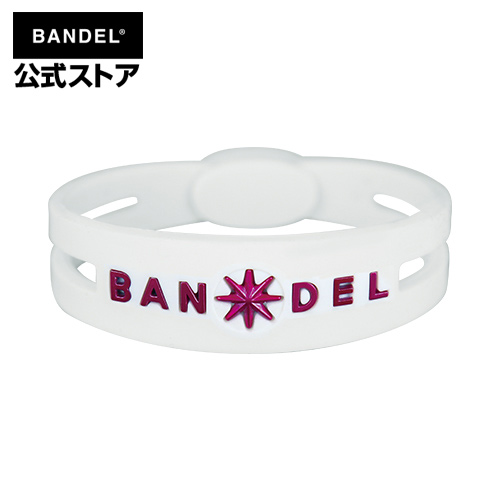 ブレスレット Metal Bracelet ホワイト ピンク Whitexpink Metal メタル Bandel バンデル メンズ レディース ペア スポーツ シリコンゴム Clickcease Com