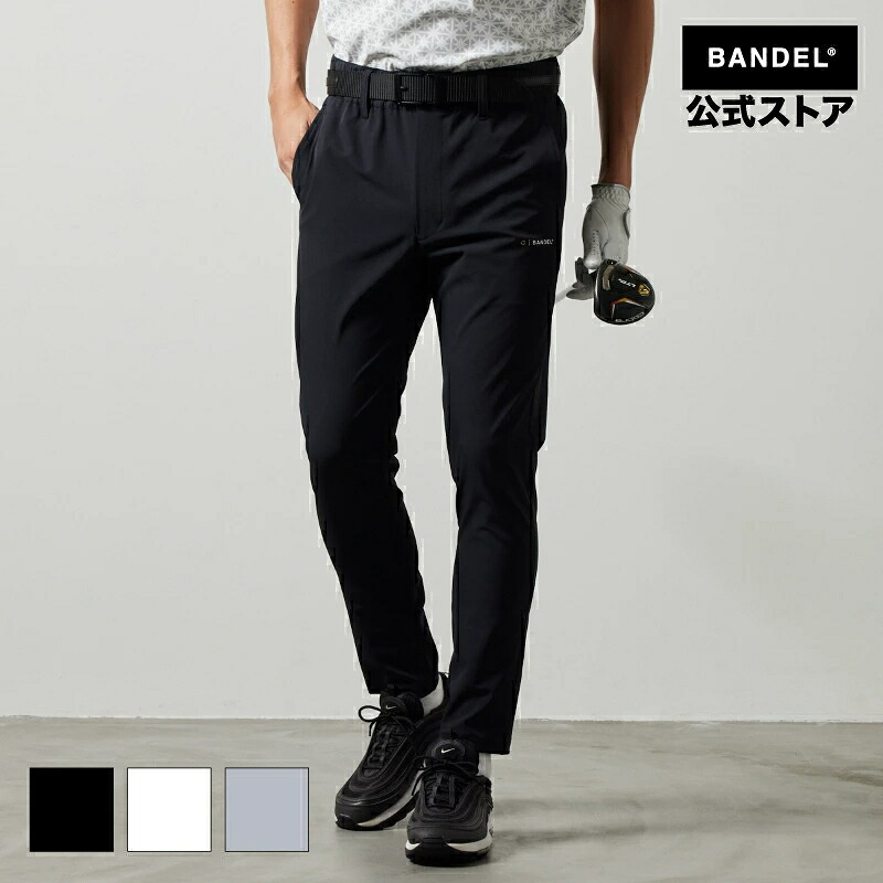 バンデル BASIC STRECH TAPERED PANTS BANDEL 24SS ゴルフウェア ロングパンツ セットアップ ストレッチ ブラック メンズ バンデルゴルフ 【送料無料】