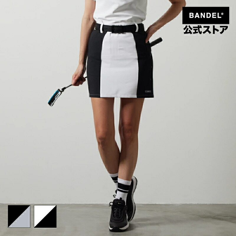 バンデル  WOMENS SIDE PANEL SWITCH SKIRT BANDEL 24SS ゴルフ レディース  御上さん ゴルフ御召しもの スコート