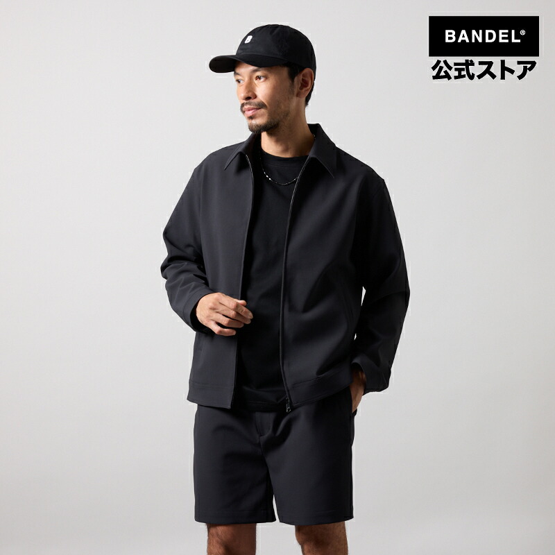 バンデル ゴルフ LOOSE FIT EASY JACKET BANDEL 25SS 上衣 黒いこと メンズ 運動競技 成人男性 バンデルゴルフ