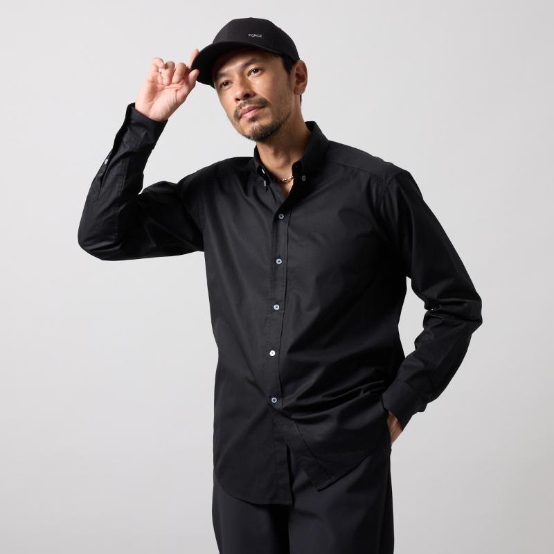 バンデル ゴルフ L/S B.D SHIRTS BANDEL 25SS シャツ 長袖 シャツ ホワイト ブラック メンズ スポーツ 男性 バンデルゴルフ|BANDEL GOLF and CLOTHING