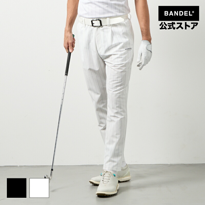 ストライプタックテーパードパンツ BANDEL バンデル ゴルフ ストライプテーパードパンツ メンズ ストレッチ ゴルフウェア｜BANDEL GOLF and CLOTHING