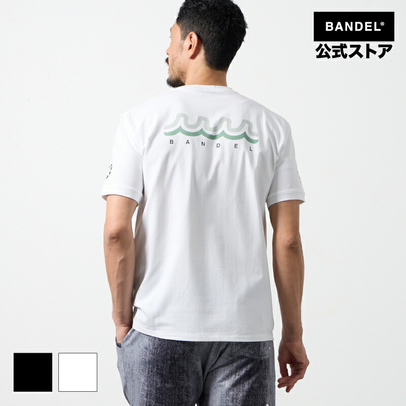BANDEL×muta コラボレーションバックロゴTシャツ バンデルゴルフ バンデル ムータ bandel ポロシャツ 半袖 ゴルフ シャツ メンズ スポーツ 男性【ウェア】