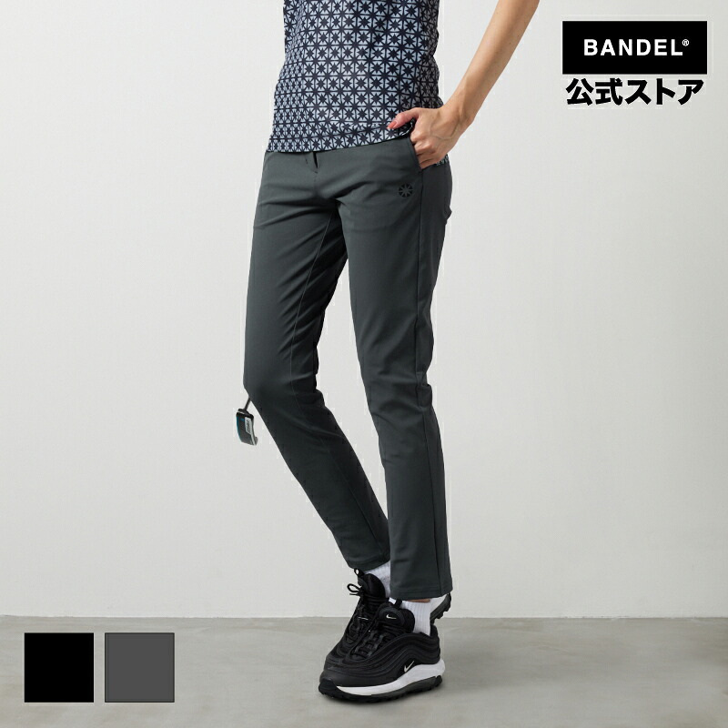 バンデル WOMENS SWITCH LOGO STRECH TAPERED PANTS BANDEL 25SS ゴルフウェア ロングパンツ パンツ 長ズボン レディース バンデルゴルフ 【送料無料】｜BANDEL GOLF and CLOTHING