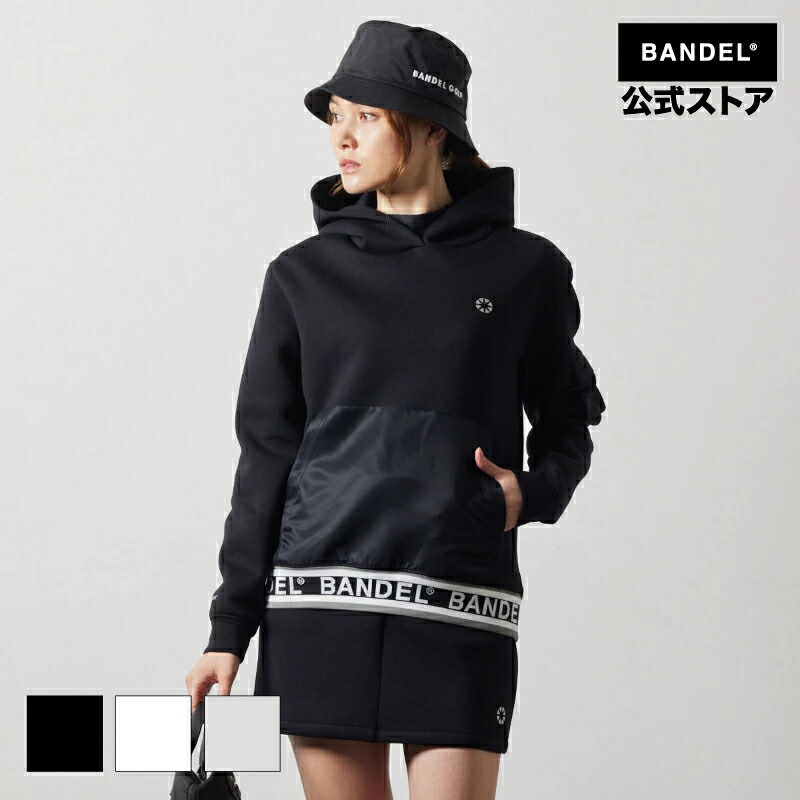 バンデル WOMENS NYLON POCKET P/O HOODIE フーディー パーカー ゴルフ プルオーバー レディース 亭主もち ゴルフ御召しもの バンデルゴルフ