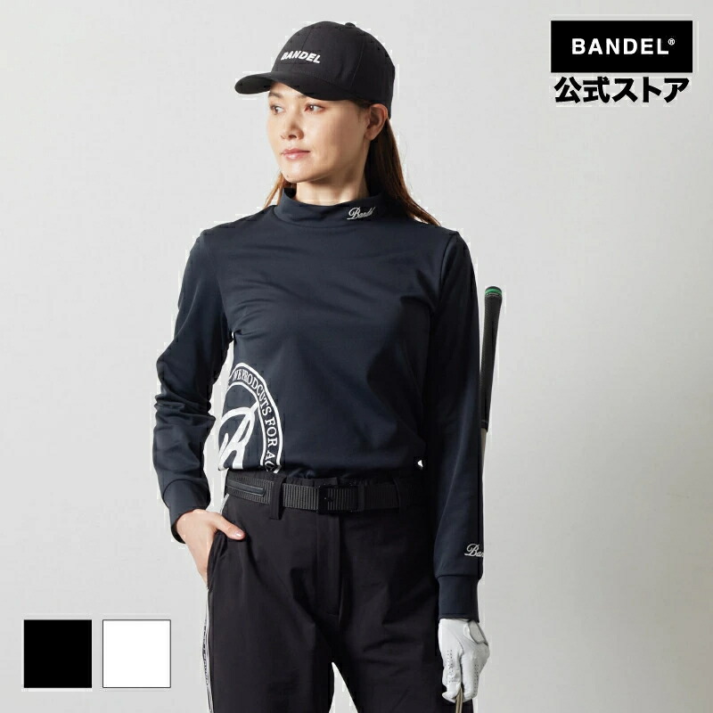 楽天市場】バンデル WOMENS SIDE LOGO L/S MOCK NECK SHIRTS モック