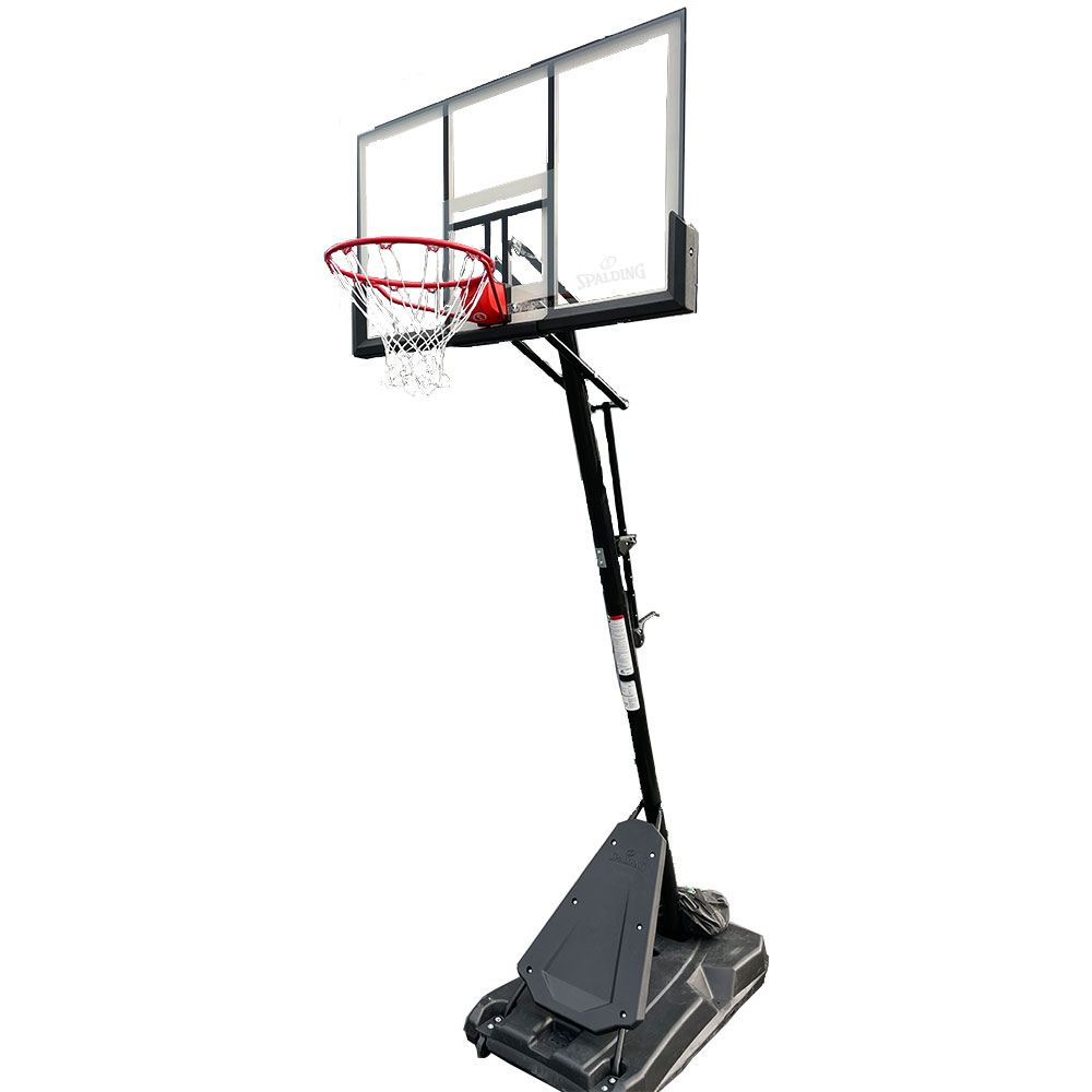 身寄りでバスケの訓練を受ける スポルディング 提げ篭行き先 54in ゴールドTF 携帯型  SPALDING