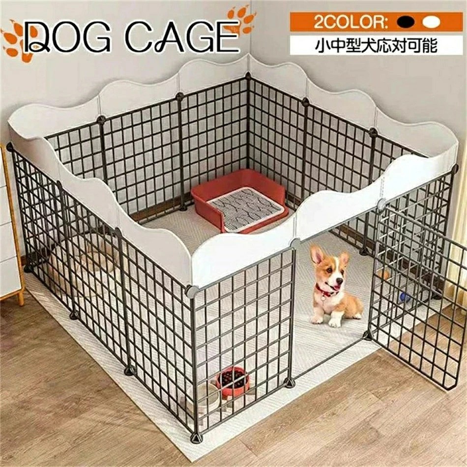 新発売！犬ケージ ドッグケージ 大型 留守番 脱走防止 豪華 イヌ 仕切り犬用ケージ 犬用 犬ケージ ドッグ ペットケージ ドッグハウス 組立簡単 ケージ ドッグ イヌハウス 小型犬 中型犬 多扉 大空間 可愛い ペット用品 ペット部屋 ペットフェンス
