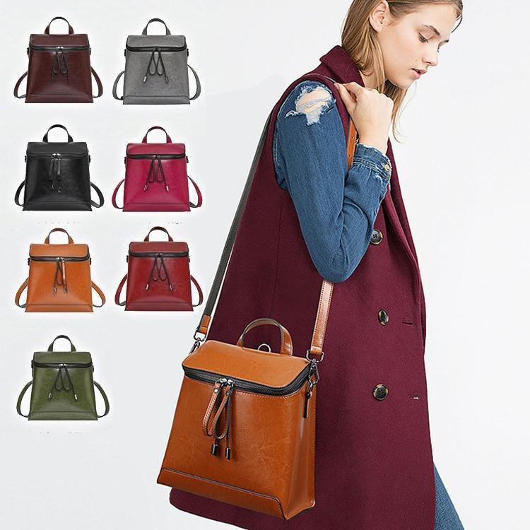 デイパック　 リュック リュックサック レディース 本革 レディースバッグ　バックパック　レザー　ショルダーバッグ　通勤 通学　遠足 アウトドア